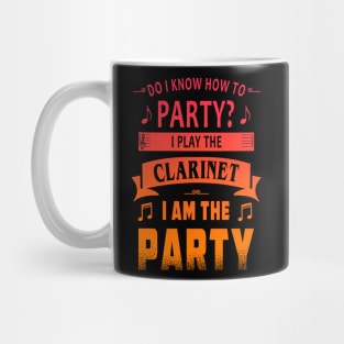 Clarinet Player Party Mug